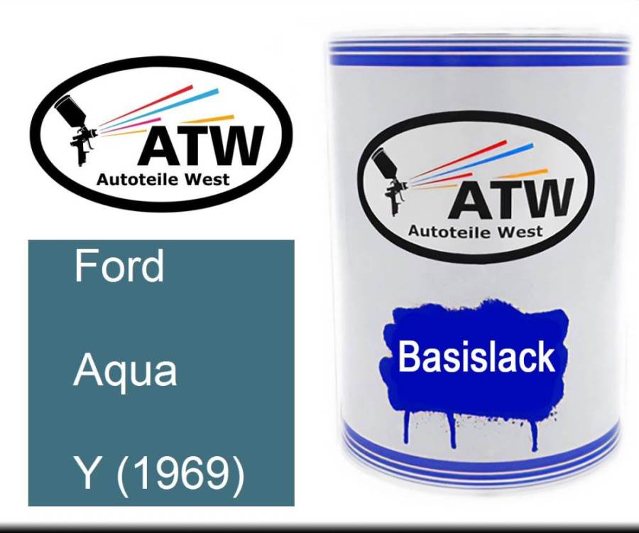 Ford, Aqua, Y (1969): 500ml Lackdose, von ATW Autoteile West.